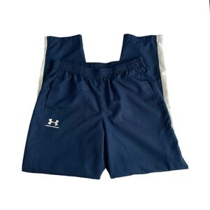 Men’s Under Armour Navy Blue Loose Fit Wind Pants Size L